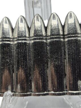 Mobtown Chicago Simulated Silver Bullets  Belt Buckle 2.5" X 4"